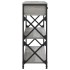 Mesa consola madera de ingeniería gris Sonoma 75x28x75