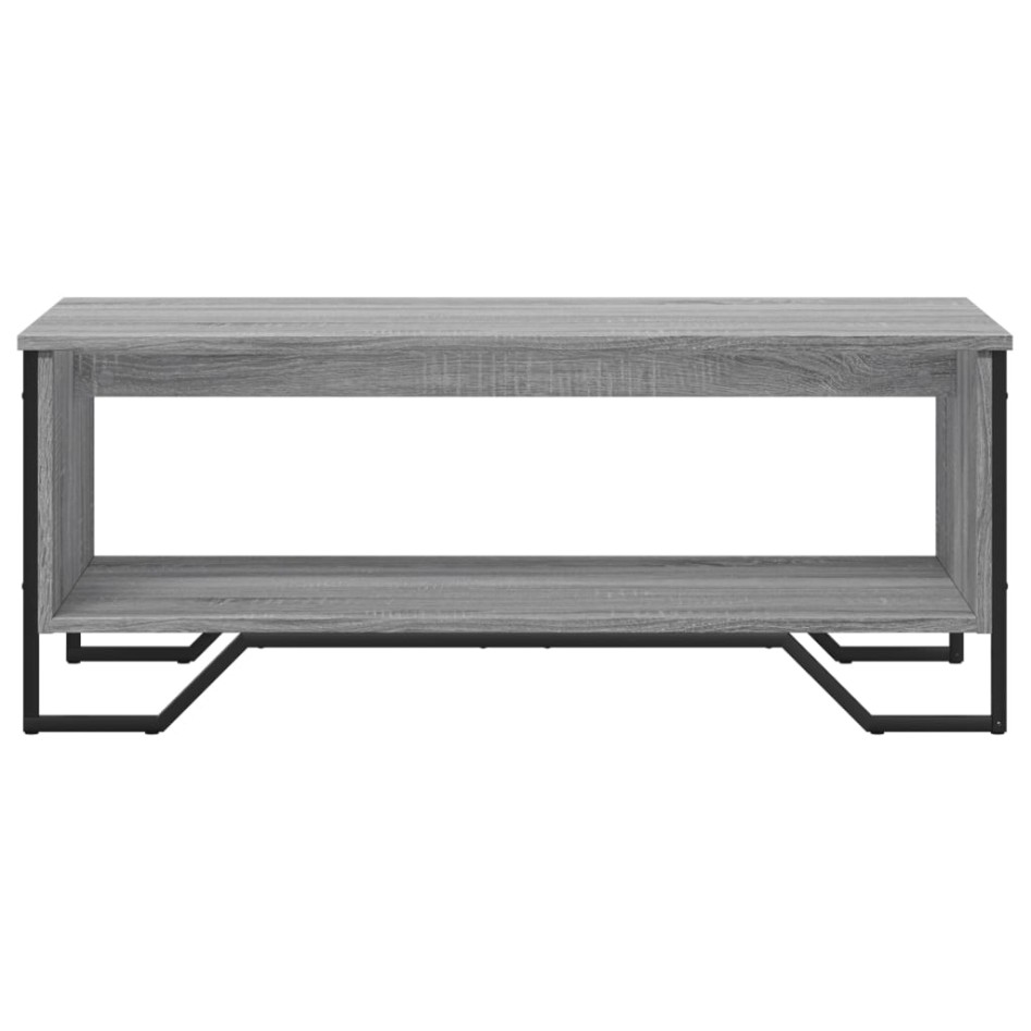 Mesa de centro madera de ingeniería gris Sonoma 100x51x40