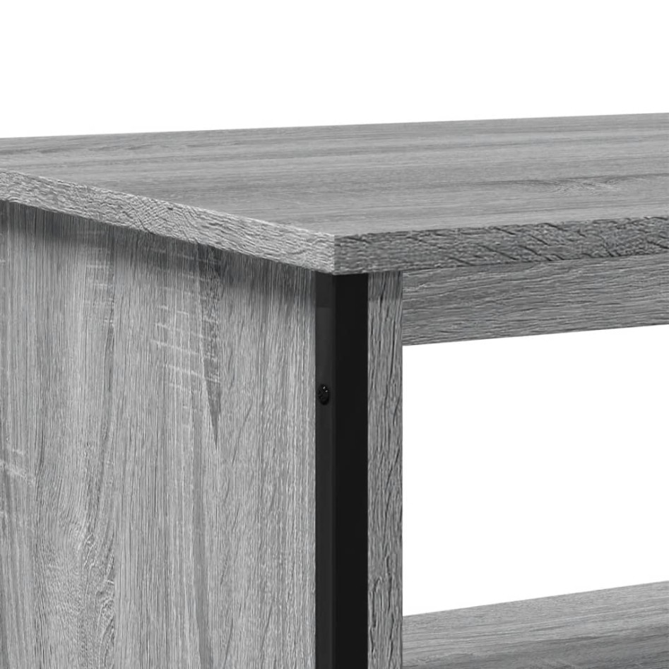 Mesa de centro madera de ingeniería gris Sonoma 100x51x40