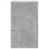 Soportes de plantas 2 uds madera gris hormigón 30x30x50