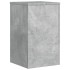 Soportes de plantas 2 uds madera gris hormigón 30x30x50