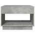 Mesa de centro con Infinity LED gris hormigón 70x50x50