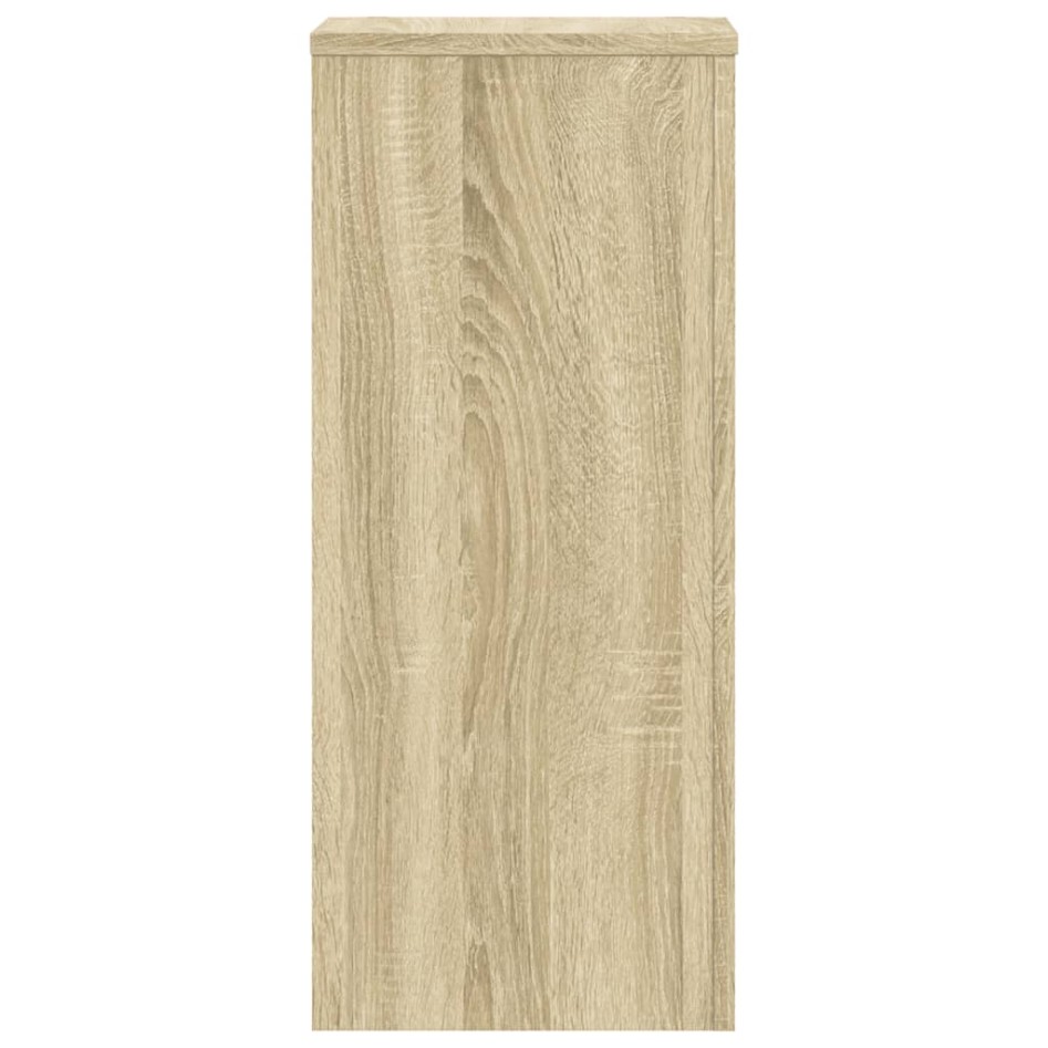 Soportes de plantas 2 uds madera roble Sonoma 30x30x70