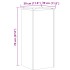 Soportes de plantas 2 uds madera roble Sonoma 30x30x70