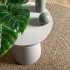 Alfombra ZIZUR aspecto yute interior/exterior beige Ø 120