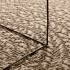 Alfombra ZIZUR aspecto yute interior/exterior beige Ø 120