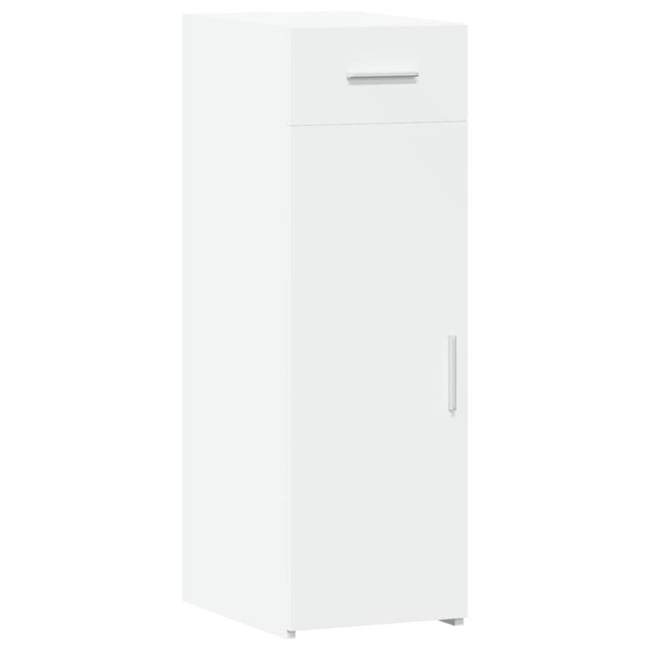 Aparador madera de ingeniería blanco 30x42,5x93