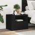Mesitas de noche de pared 2 unidades blanca 45x30x35
