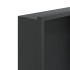 Hornacina ducha acero inoxidable negro mate 32x32x9