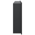 Hornacina ducha acero inoxidable negro mate 62x32x9