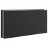 Hornacina ducha acero inoxidable negro mate 62x32x9
