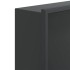 Hornacina ducha acero inoxidable negro mate 62x32x9