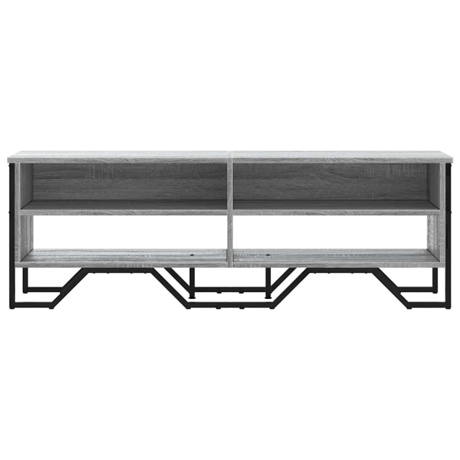Mueble de TV madera de ingeniería gris sonoma 122x34x41