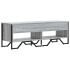 Mueble de TV madera de ingeniería gris sonoma 122x34x41