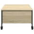 Mesa de centro con ruedas madera ingeniería Sonoma 91x55x34