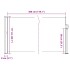 Toldo lateral retráctil antracita 117x300