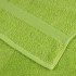 Toallas premium SOLUND 4 uds verde manzana 100x200 cm 600