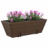Jardineras con ganchos 2 unidades ratán sintético