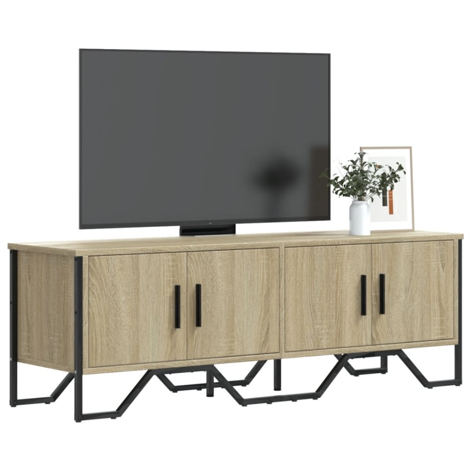 Mueble de TV madera de ingeniería roble Sonoma 122x34x41