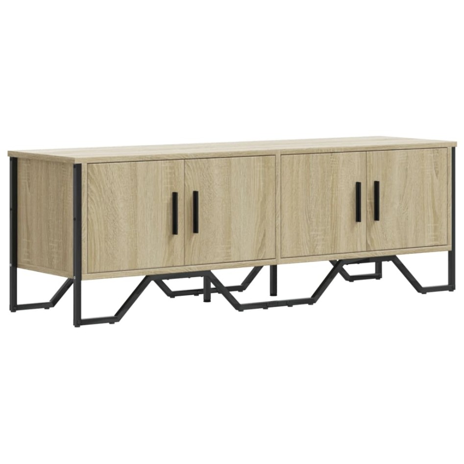Mueble de TV madera de ingeniería roble Sonoma 122x34x41