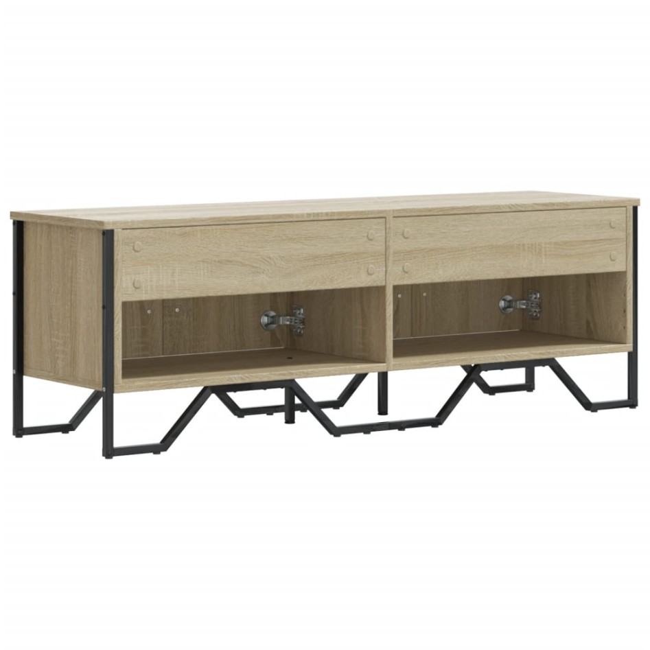 Mueble de TV madera de ingeniería roble Sonoma 122x34x41