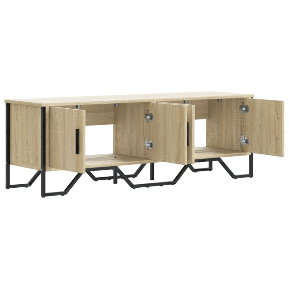 Mueble de TV madera de ingeniería roble Sonoma 122x34x41