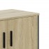 Mueble de TV madera de ingeniería roble Sonoma 122x34x41