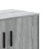Mueble de TV madera de ingeniería gris sonoma 122x34x41