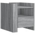 Mesita de noche madera de ingeniería gris Sonoma 45x50x50