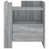 Mesita de noche madera de ingeniería gris Sonoma 45x50x50