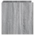 Mesita de noche madera de ingeniería gris Sonoma 45x50x50