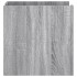 Mesita de noche madera de ingeniería gris Sonoma 45x50x50