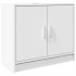 Armario para lavabo madera de ingeniería blanco 63x29x55