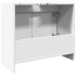 Armario para lavabo madera de ingeniería blanco 63x29x55