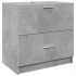 Armario de lavabo madera ingeniería gris hormigón 59x37x59
