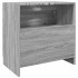 Armario de lavabo madera de ingeniería gris Sonoma 59x37x59