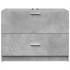 Armario de lavabo madera ingeniería gris hormigón 78x37x59