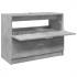 Armario de lavabo madera ingeniería gris hormigón 78x37x59