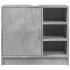 Armario de lavabo madera ingeniería gris hormigón 63x29x55