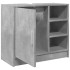 Armario de lavabo madera ingeniería gris hormigón 63x29x55