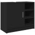 Armario para lavabo madera de ingeniería negro 63x29x55
