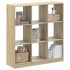Estantería de madera de ingeniería roble Sonoma 102x32x108