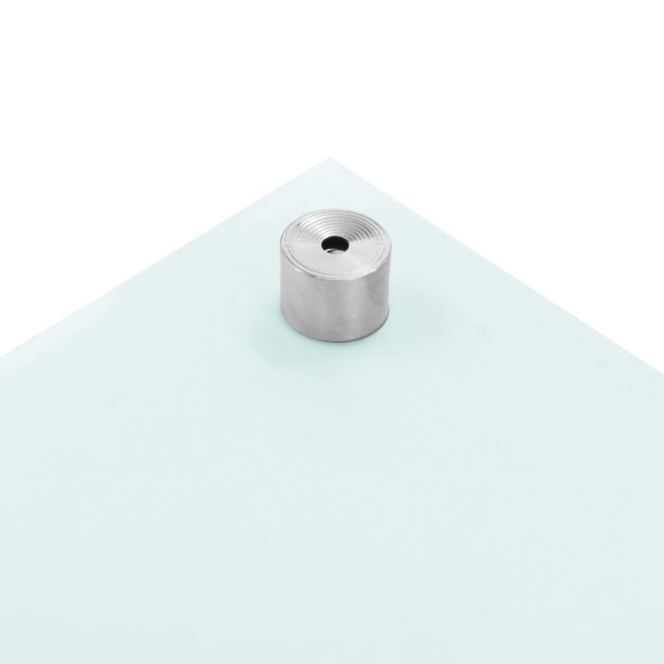 Salpicaderos de cocina 2 uds vidrio templado blanco 80x40