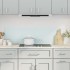 Salpicaderos de cocina 2 uds vidrio templado blanco 70x50