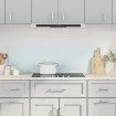 Salpicaderos de cocina 2 uds vidrio templado blanco 70x50 cm