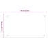 Salpicaderos de cocina 2 uds vidrio templado 70x50