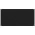 Salpicaderos de cocina 2 uds vidrio templado negro 80x50