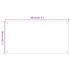 Salpicaderos de cocina 2 uds vidrio templado negro 80x50