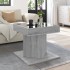 Mesa de centro y LED madera ingeniería gris Sonoma 50x50x45