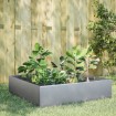 Jardinera de acero galvanizado 100x100x25 cm
